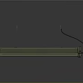 Lamp stick fluorescent lamp lighting lamp lighting fixture furniture realistic model cartoon model 3d model