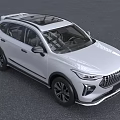 Modern White TAIYUAN SUV With Sleek Body Design LED Headlights And Black Wheels