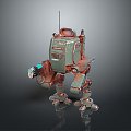 Mech Warrior Mech Soldier Machine Battlearm Mechanical Battlearm Machine Fighter Robot 3d model