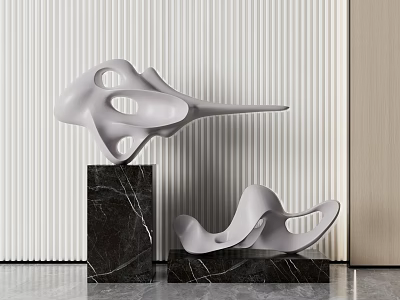 Modern Sculpture 3d model