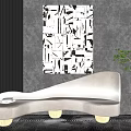 Modern Multiplayer Sofa Casual Sofa 3d model
