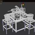 automatic assembly machine 3d model