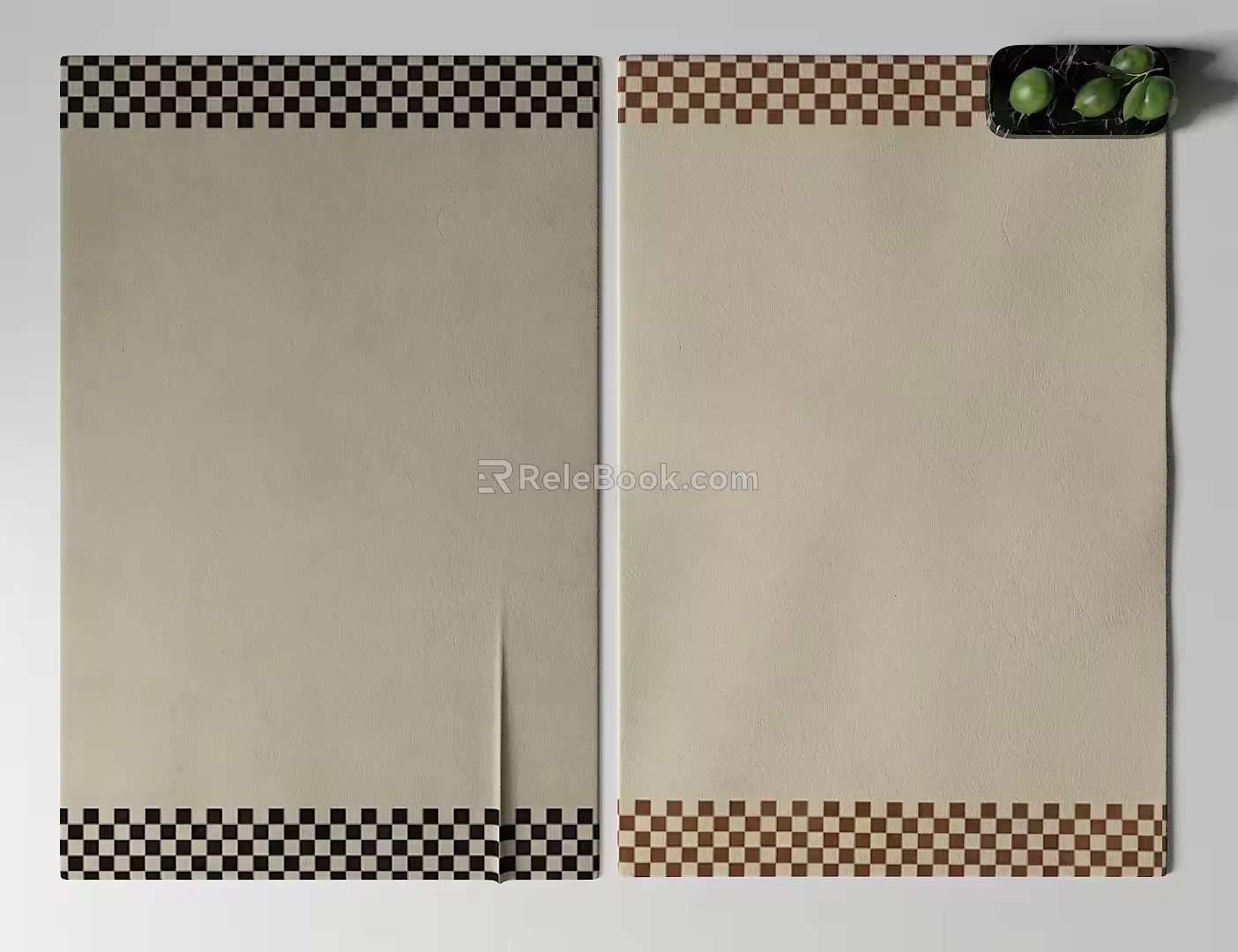 Modern Square Carpet 3d model