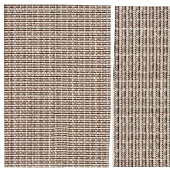 Carpet knitted carpet beige linen plain carpet 3d model