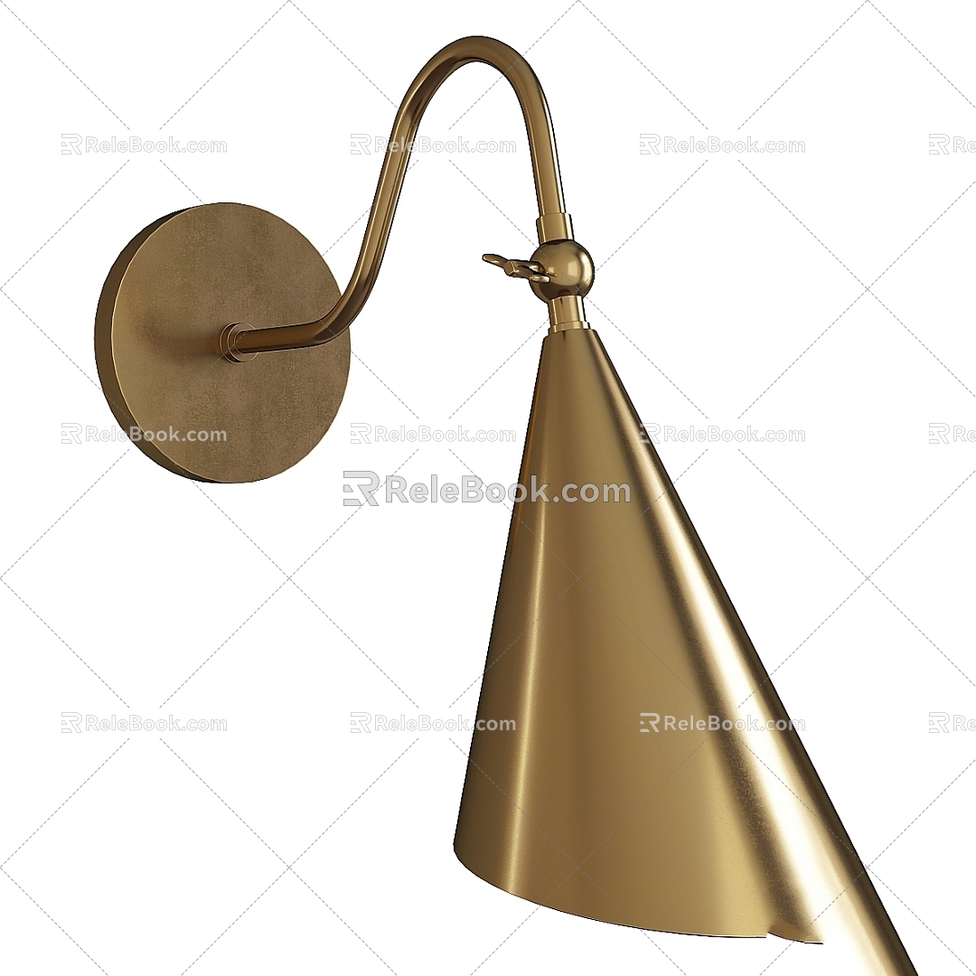 Modern wall lamp Lupe hudson 3d model