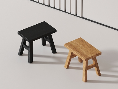 Modern Stool 3d model