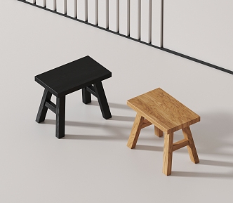 Modern Stool 3d model