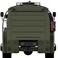 Green Ural Military Heavy Duty Multi Wheel Tanker Truck with Large Tires