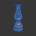 Modern Chess Board Game World Chess Queen 3d model