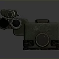 Infrared Steiner Laser Pistol Light Source Firearm Sight Firearm Device 3d model