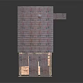 Weathered Wooden Shed With Rustic Roof Metal Sheets And Wire Fence Porch