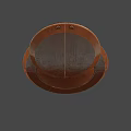 Industrial Mechanical Device Featuring Circular Base Metallic Gears Brackets And Central Mechanism