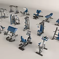 Diverse Modern Sports Equipment Collection For Home And Gym Workouts