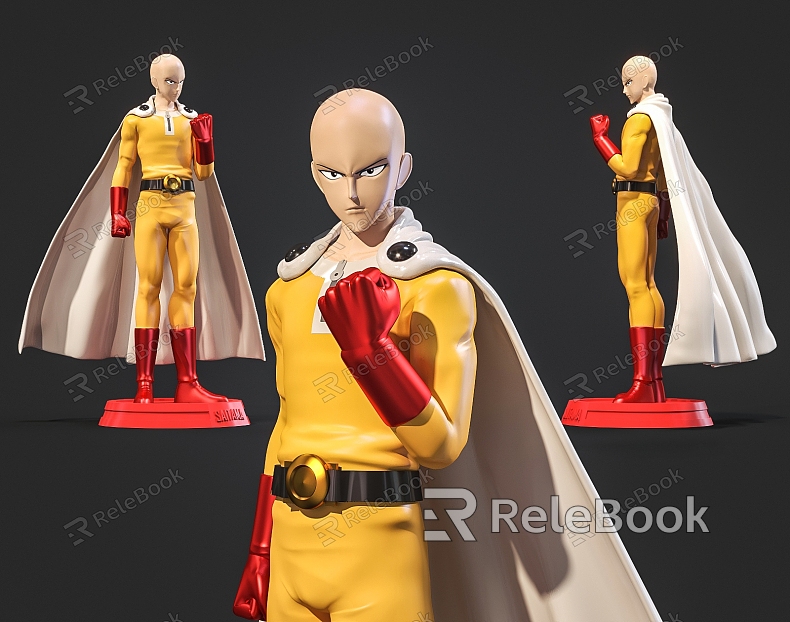 Saitama One Punch Superman Handmade Anime Characters model