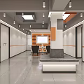 Modern Beauty Hair Salon Interior With Styling Chairs Mirrors And Decorative Lighting