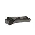 Modern Multiplayer Sofa 3d model