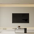 Modern Living Room Interior With Beige Sofa Wall Art Coffee Table And Accent Chair