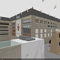 Wine and Tobacco Store Interior with Moutai Section and Shelves of Alcohol Products