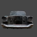 Destroyed car 3d model