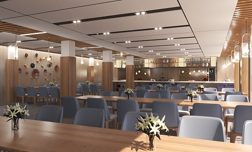 Modern Restaurant 3d model