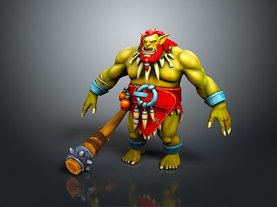 Orc Warrior Orc Warrior Monster Ttroll Mountain Essence Alien Monster Alien Monster Alien Monster 3d model