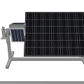 Public Solar Panel Facility With Stand Mounted Design For Outdoor Energy Supply 3d model