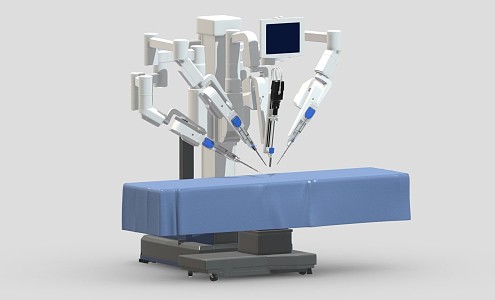 Modern Operating Table Robot Operating Table 3d model