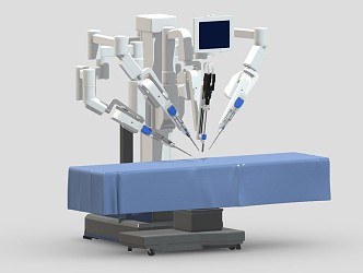 Modern Operating Table Robot Operating Table 3d model