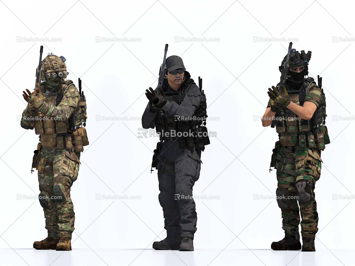 Special Forces Soldier Warrior 3d model