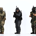 Special Forces Soldier Warrior 3d model