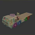 Military Sand Colored Armored Combat Tank With Turret And Tracked Design