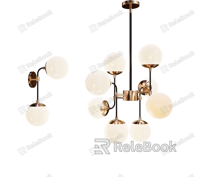 Modern lamp combination chandelier model