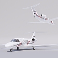 Modern aircraft Small aircraft 3d model