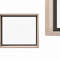 Modern Wooden Frame Window Design With Clear Glass And Sleek Structure