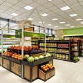 Modern Supermarket 3d model