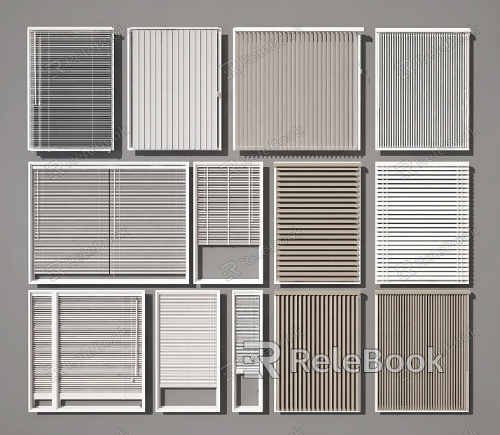 Modern venetian blinds model