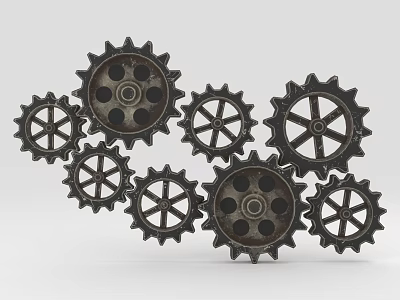 Hardware Tools with Multiple Metal Gears and Mechanical Components for Industrial Use 3d model