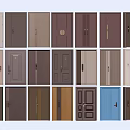 Various Hinged Doors With Modern Designs And Different Color Options For Home