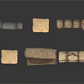 Cloth Rolled Mats And Square Pads As Practical Household Living Items
