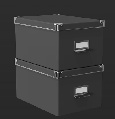 Modern box storage box 3d model
