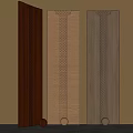 Wooden Room Dividers With Carved Patterns And Different Color Textures For Home Decor