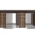 New Chinese style gallery 3d model