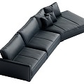 Modern Multiplayer Sofa 3d model