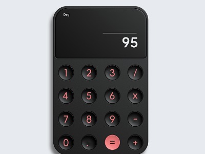 Modern Calculator model