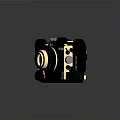 Power NE-2800 Electronic Device With Black Gold Design Blue Lens And Ergonomic Handles