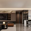 Modern Open Plan Living And Dining Room With Elegant Upscale Comfortable Home Interior Design