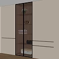 Modern Wardrobe Interior Design With Glass Door White Finish And Wooden Floor
