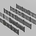 Decorative Metal Railings With Various Intricate Carved Patterns And Modern Design Styles