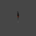 Classic Rifle With Wooden Handguard Black Metal Components And Sight Mechanism
