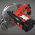 Red Black Razor Circular Saw Heavy Duty Power Tool With Metal Base